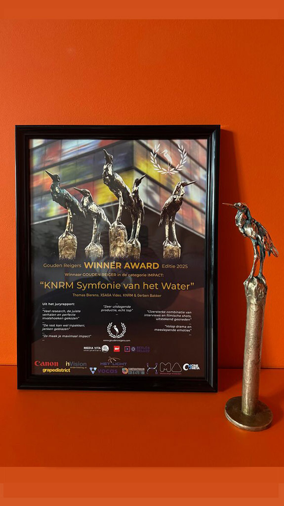 Large Gouden Reiger award KNRM XSAGA Symfonie van het Water