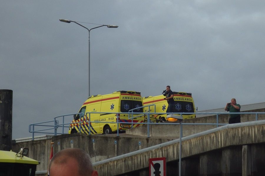 Ambulances ter plaatse