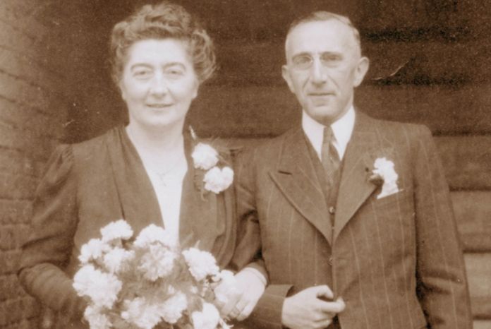Koos van Messel en zijn echtgenote Fietje. Foto: archief KNRM.