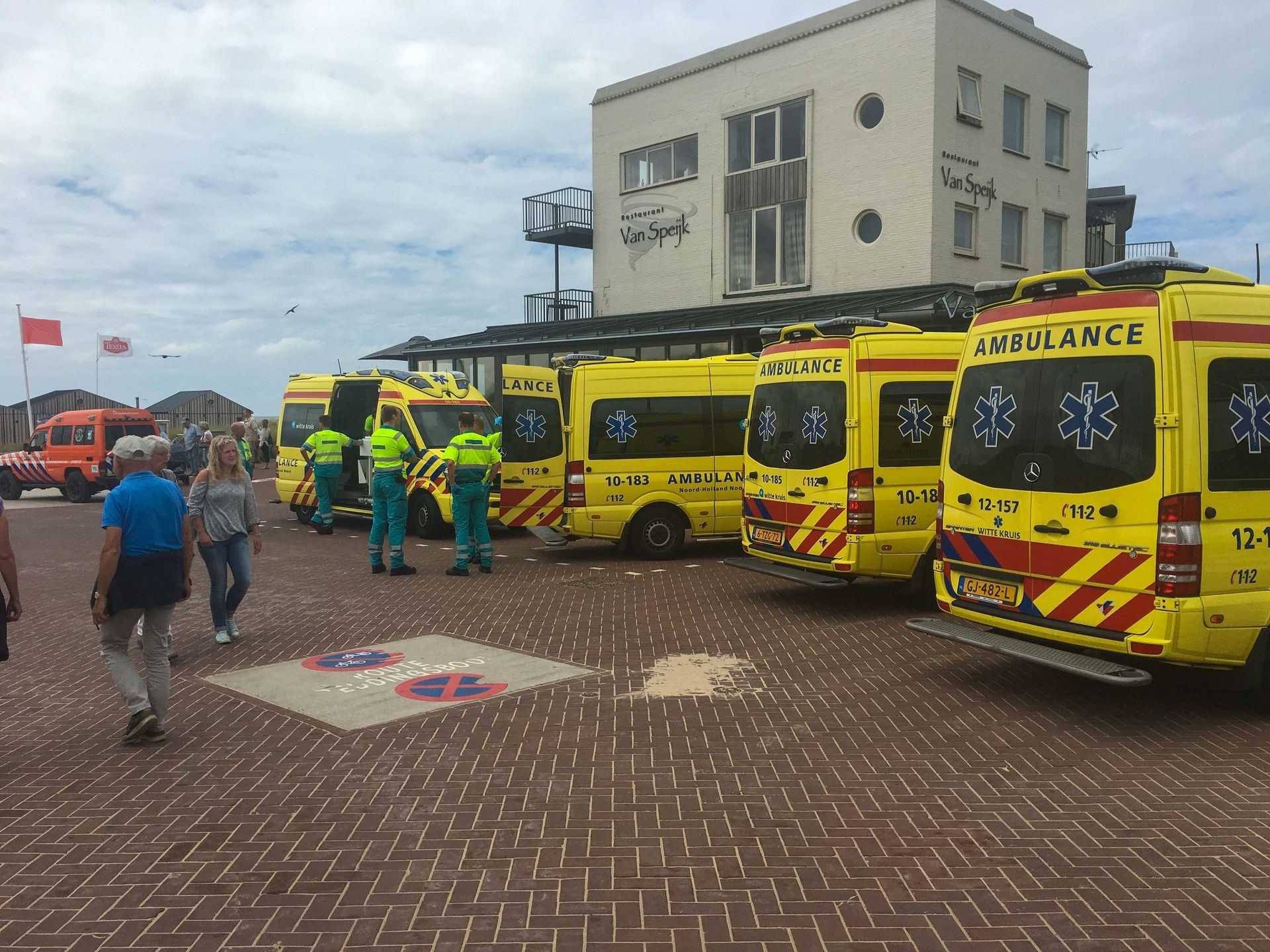 Meerdere ambulances ter plaatse