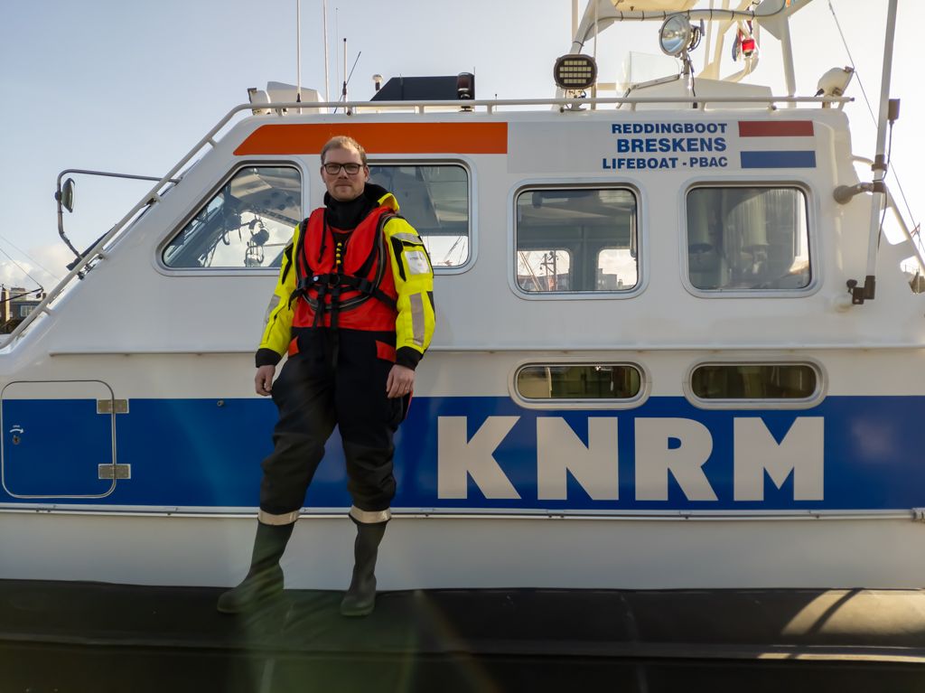 KNRM Breskens - Martijn Groen nieuwe beroepsschipper Zeemanshoop KNRM Breskens
