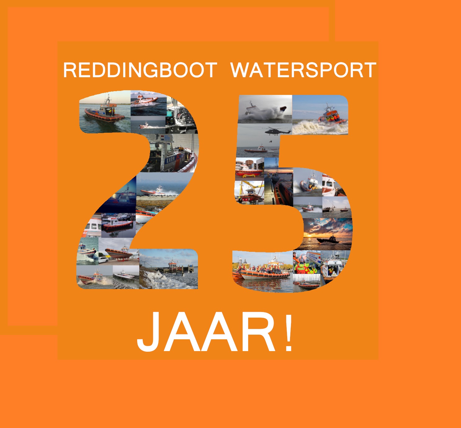 25 jaar KNRM Reddingboot Watersport KNWV