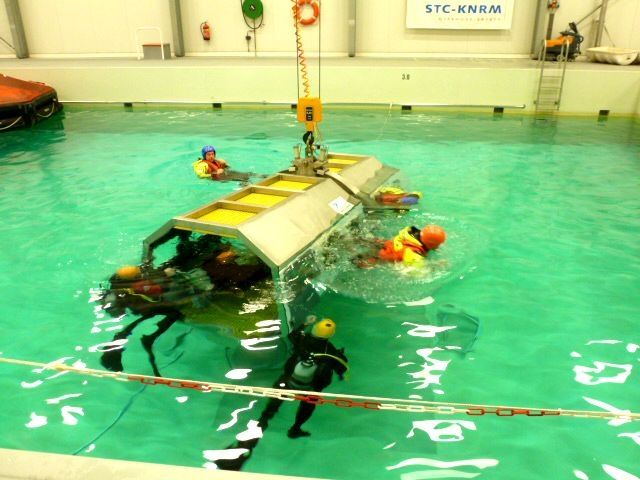 ontsnappingstraining-omgeslagen-reddingboot-1
